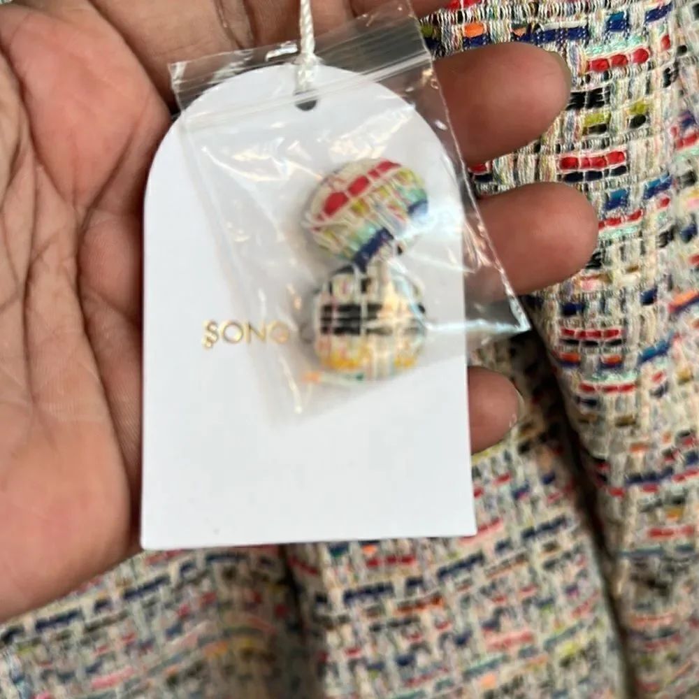 Revolve Song of Style “Elma” Rainbow Jacket L - Picture 6 of 10